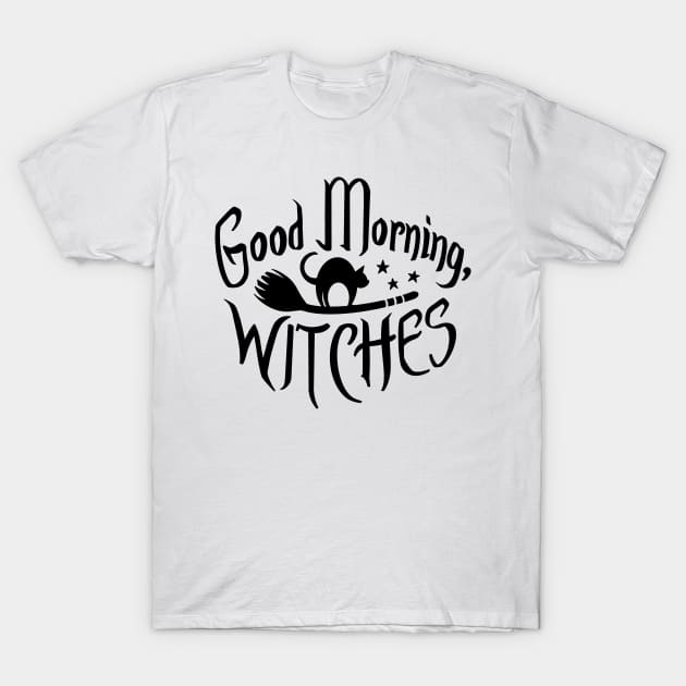 Good Morning, Witches Logo T-Shirt by Karothekreator